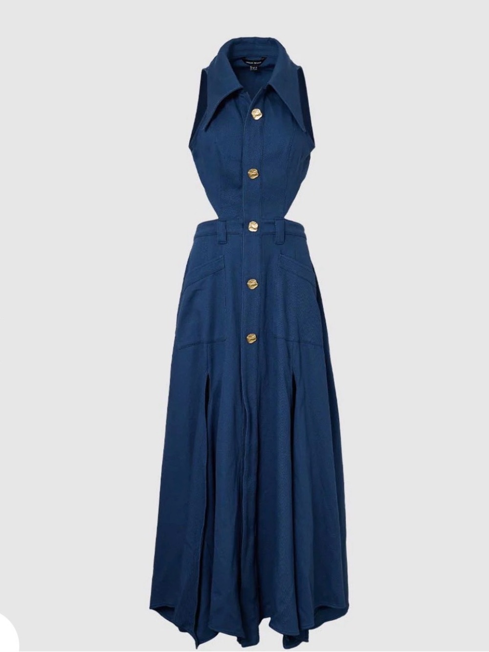 Urban Revivo Cut Out Sleeveless Maxi Dress Size 10 - Picture 3 of 8